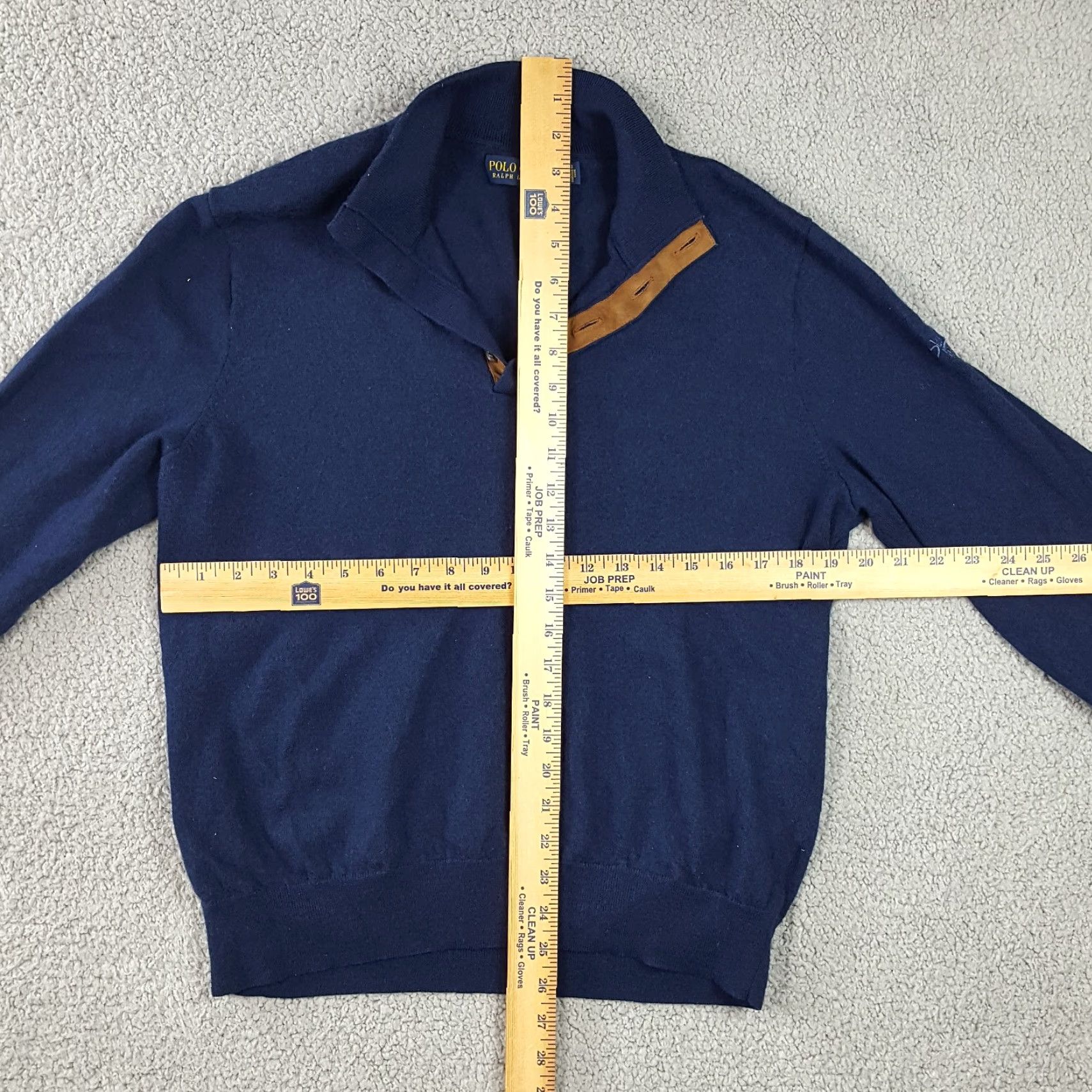Ralph Lauren VINTAGE Ralph Lauren Polo Golf Pullover Sweater Men XL Wool Blue 90s Fall Winter Outdoor Retro Size US XL / EU 56 / 4 - 7 Thumbnail