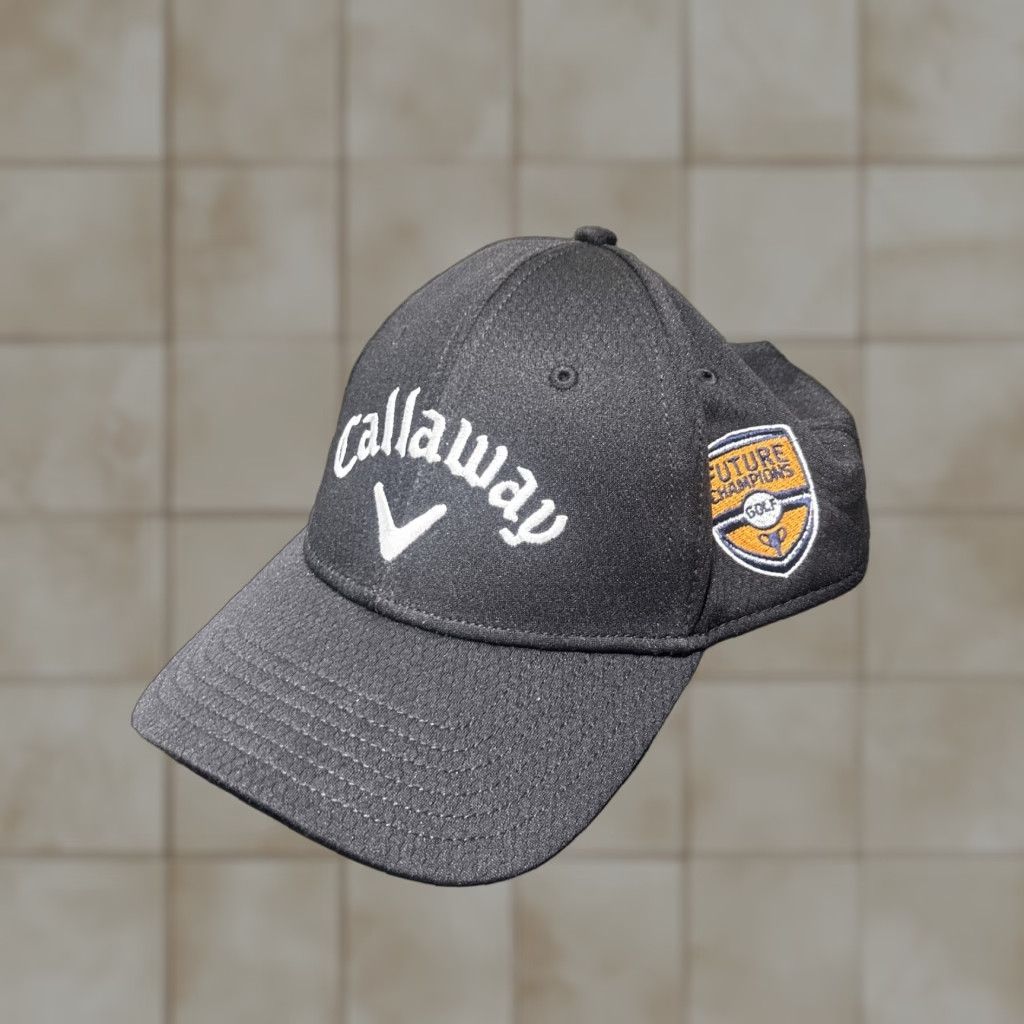 Callaway Callaway Future Champions Embroidered Black Polyester Adjustable Hat Mens NWT Size ONE SIZE - 1 Thumbnail