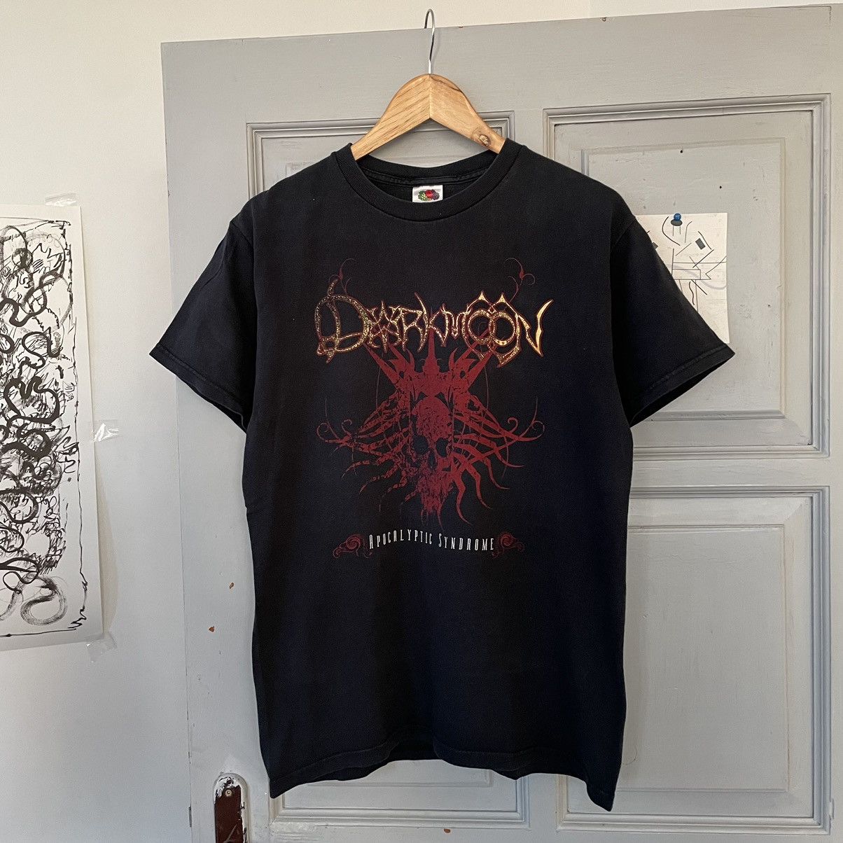 Band Tees × Vintage Vintage 00’s Darkmoon Apocalyptic syndromT-shirt Size US M / EU 48-50 / 2 - 1 Thumbnail