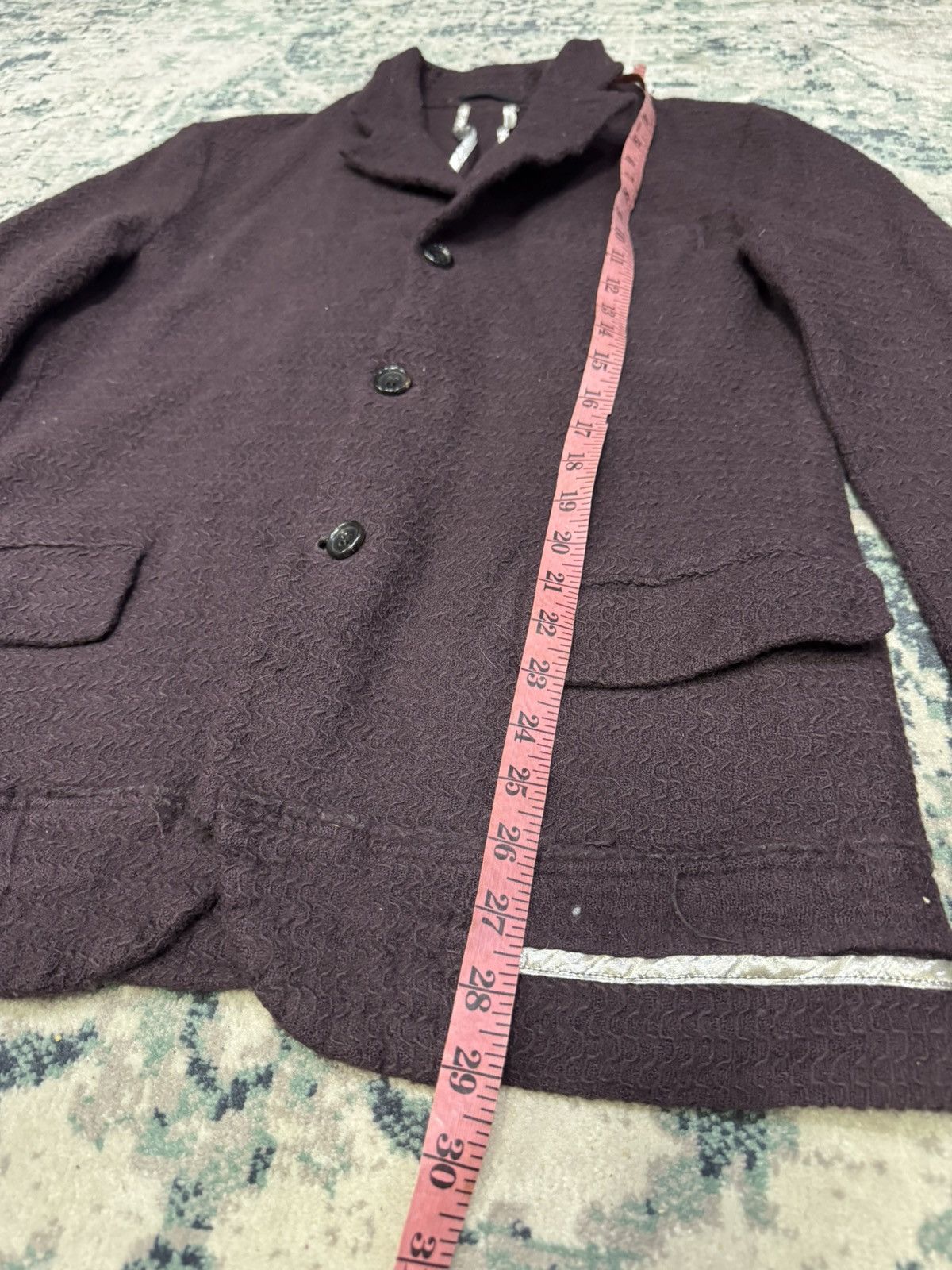 Comme des Garcons VINTAGE CDG HOMME KNITTED WOOL JACKET BLAZER Size US S / EU 44-46 / 1 - 3 Thumbnail