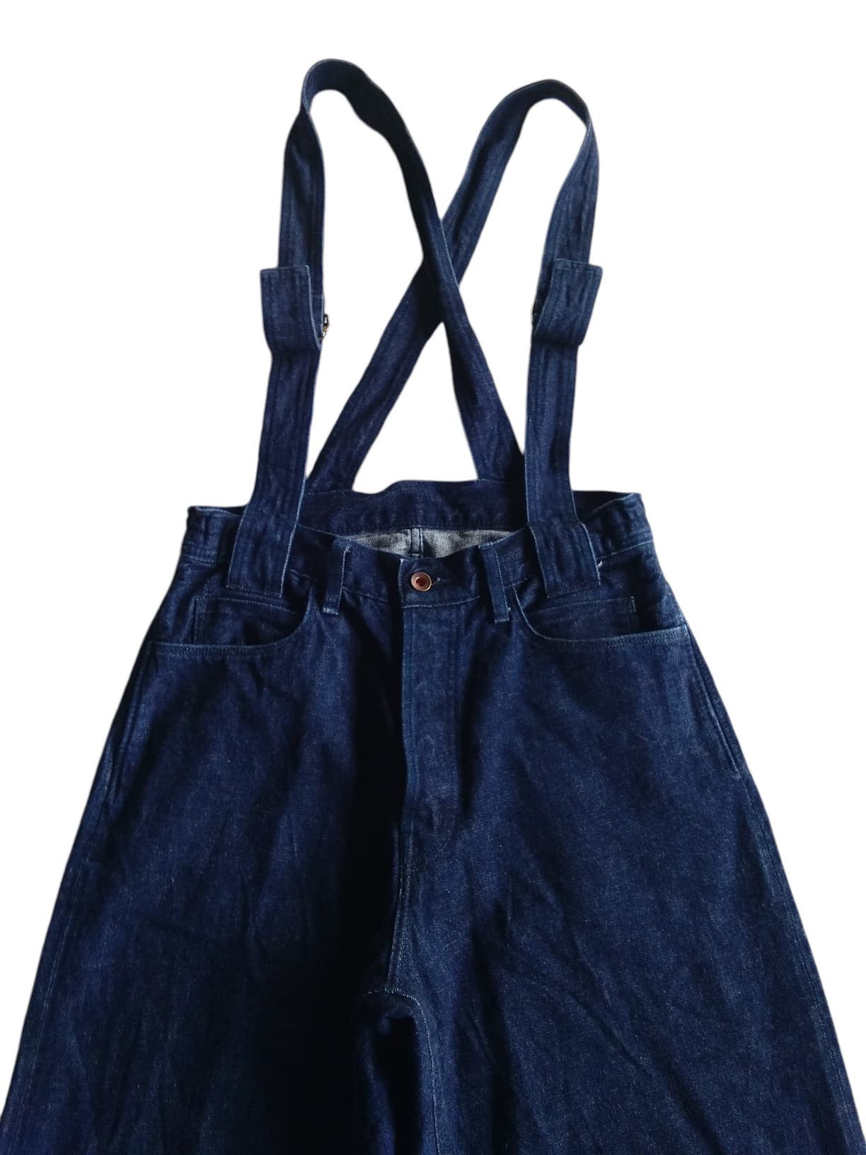 Kapital Brú Na Bóinne Overalls Indigo Japanese Brand Selvedge Denim Size US 30 / EU 46 - 7 Thumbnail