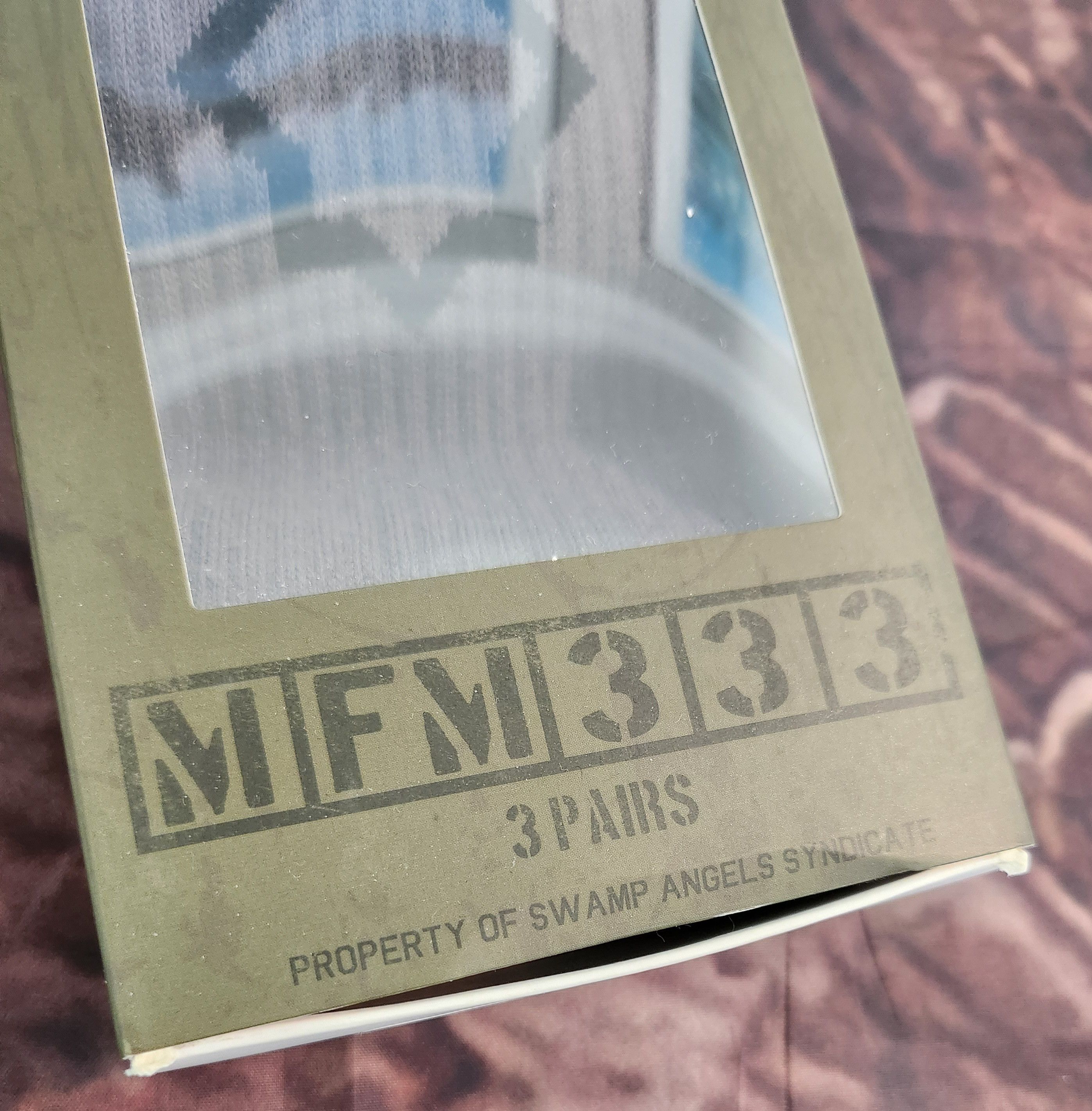 murd333r.fm MFM333 Socks 3 Pack Size ONE SIZE - 9 Thumbnail