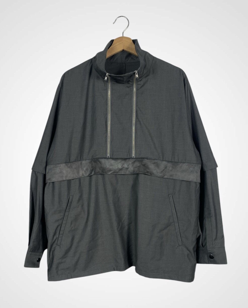 HARE × Japanese Brand A13 Hare Double Half Zipper Light Jacket Size US XL / EU 56 / 4 - 1 Thumbnail