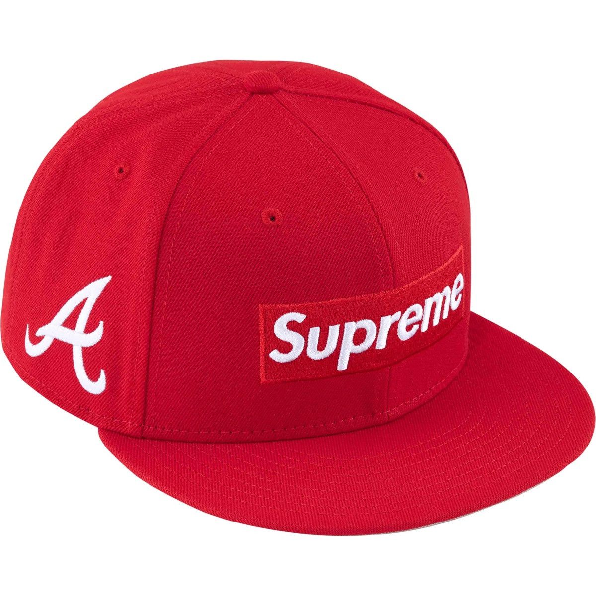 image of Supreme Mlb Teams Fitted New Era in Red, Men's