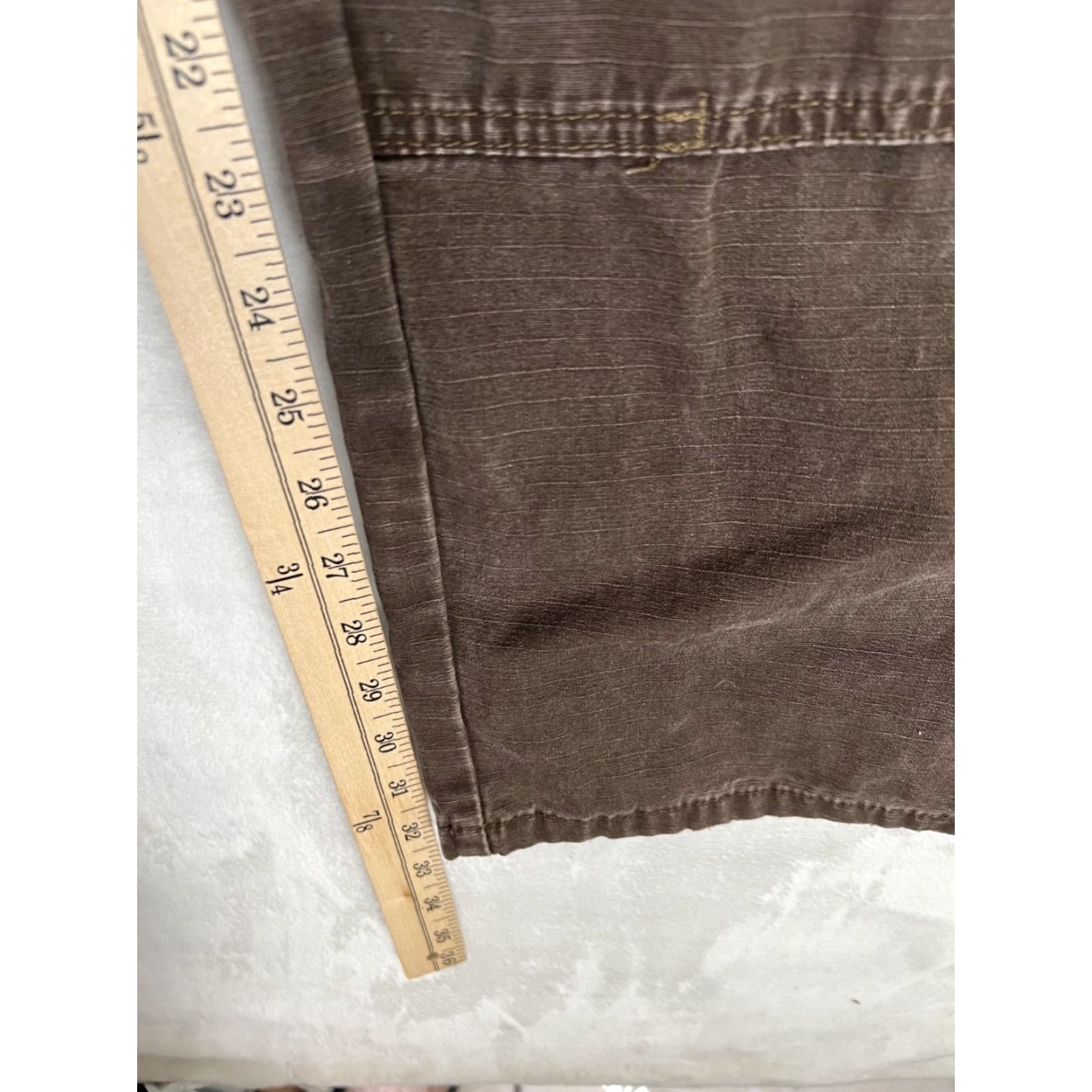 Wrangler Wrangler RIGGS Workwear Cargo Pants Brown 42x32 Cotton Canvas Relaxed Straight 90s Grunge Logo Mens Pants Size US 42 / EU 58 - 7 Thumbnail