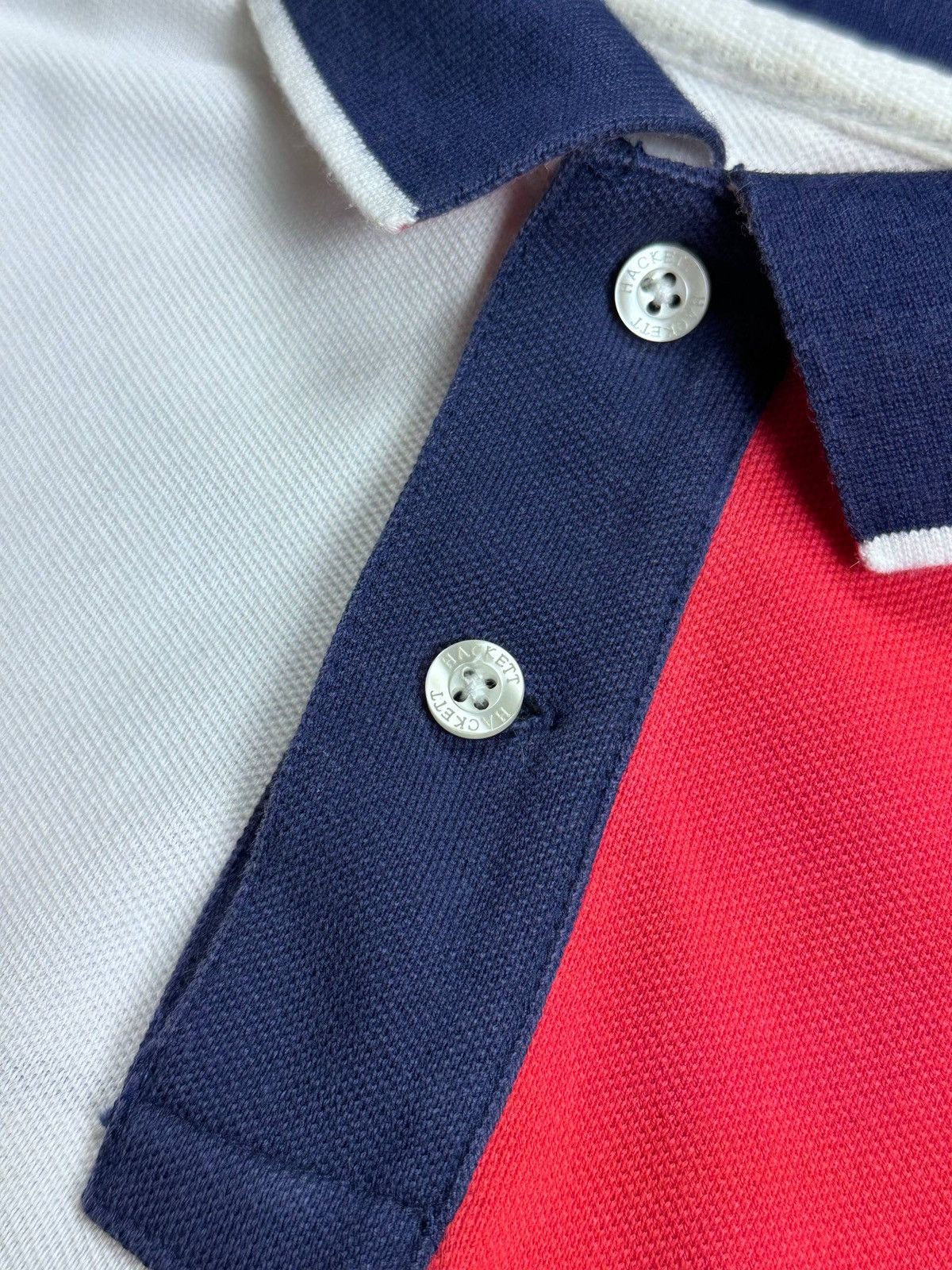 Hackett Vintage 90s Hackett Big Logo Archival Polo Shirt m Size US M / EU 48-50 / 2 - 4 Thumbnail