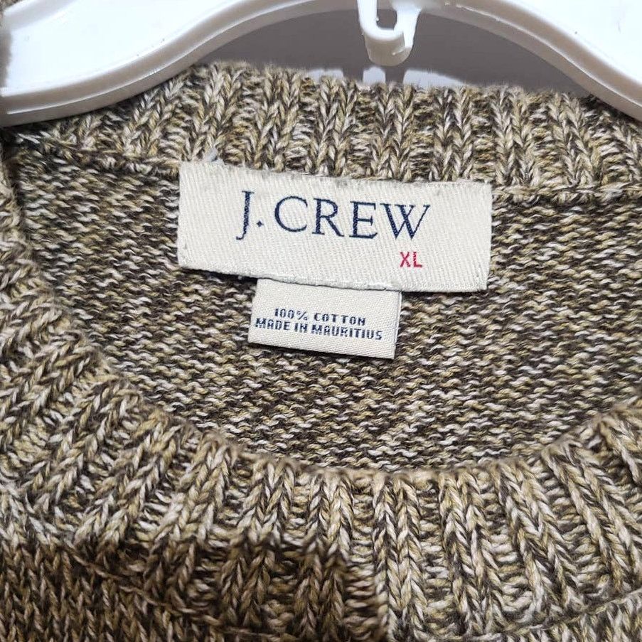 J.Crew J. crew Crew Neck Cotton Marled Long Sleeve Sweater Size US XL / EU 56 / 4 - 4 Thumbnail