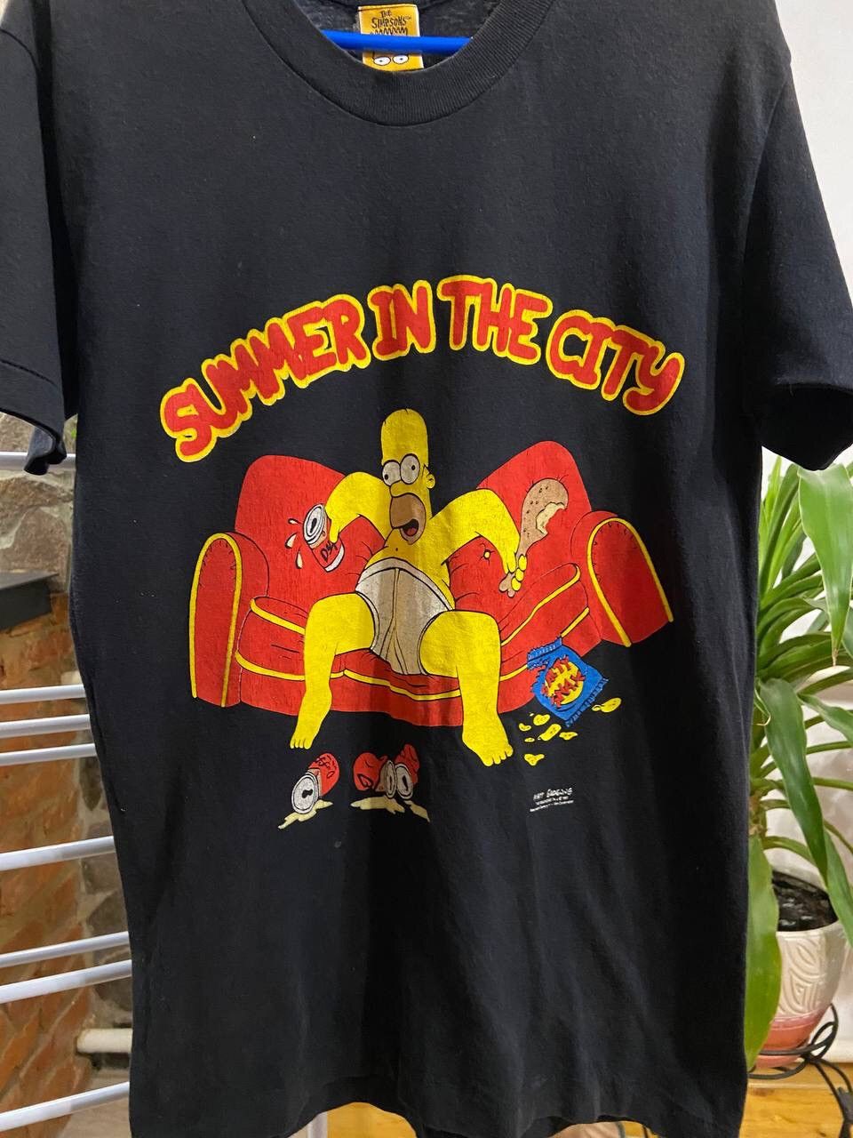 Vintage Vintage 1999 Himer Simpson Beer "Summer In The City" T-Shirt Size US S / EU 44-46 / 1 - 8 Thumbnail