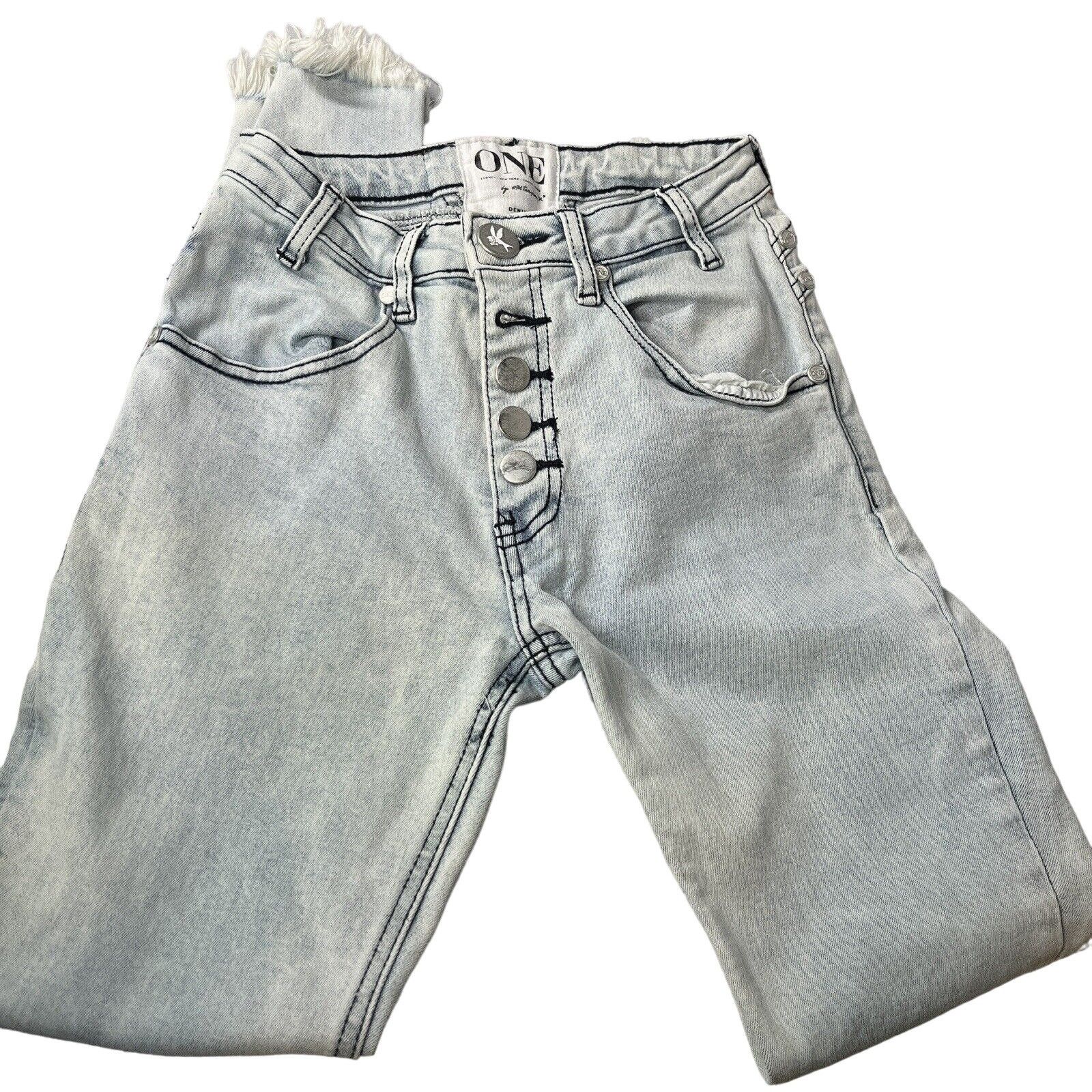 One Teaspoon One by One Teaspoon Valiant Dixies High Waist J Size 27" / US 4 / IT 40 - 2 Thumbnail