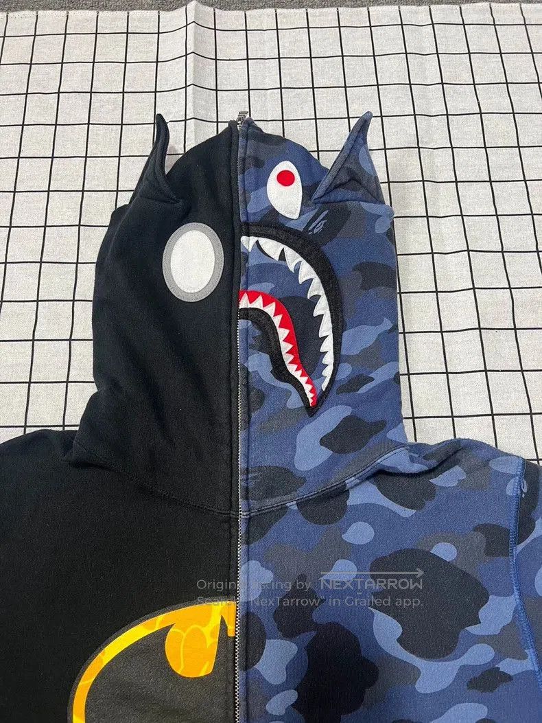 Bape Bape DC Batman Shark Zip Hoodie. Size US XL / EU 56 / 4 - 3 Thumbnail