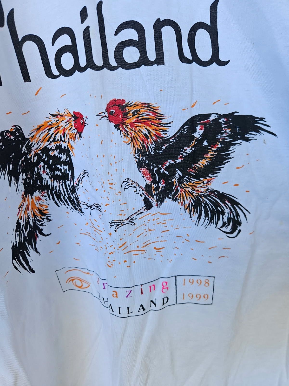 Other Amazing Thailand 1998 - 1999 Rooster Siam Pan Group Tee Size US L / EU 52-54 / 3 - 2 Thumbnail