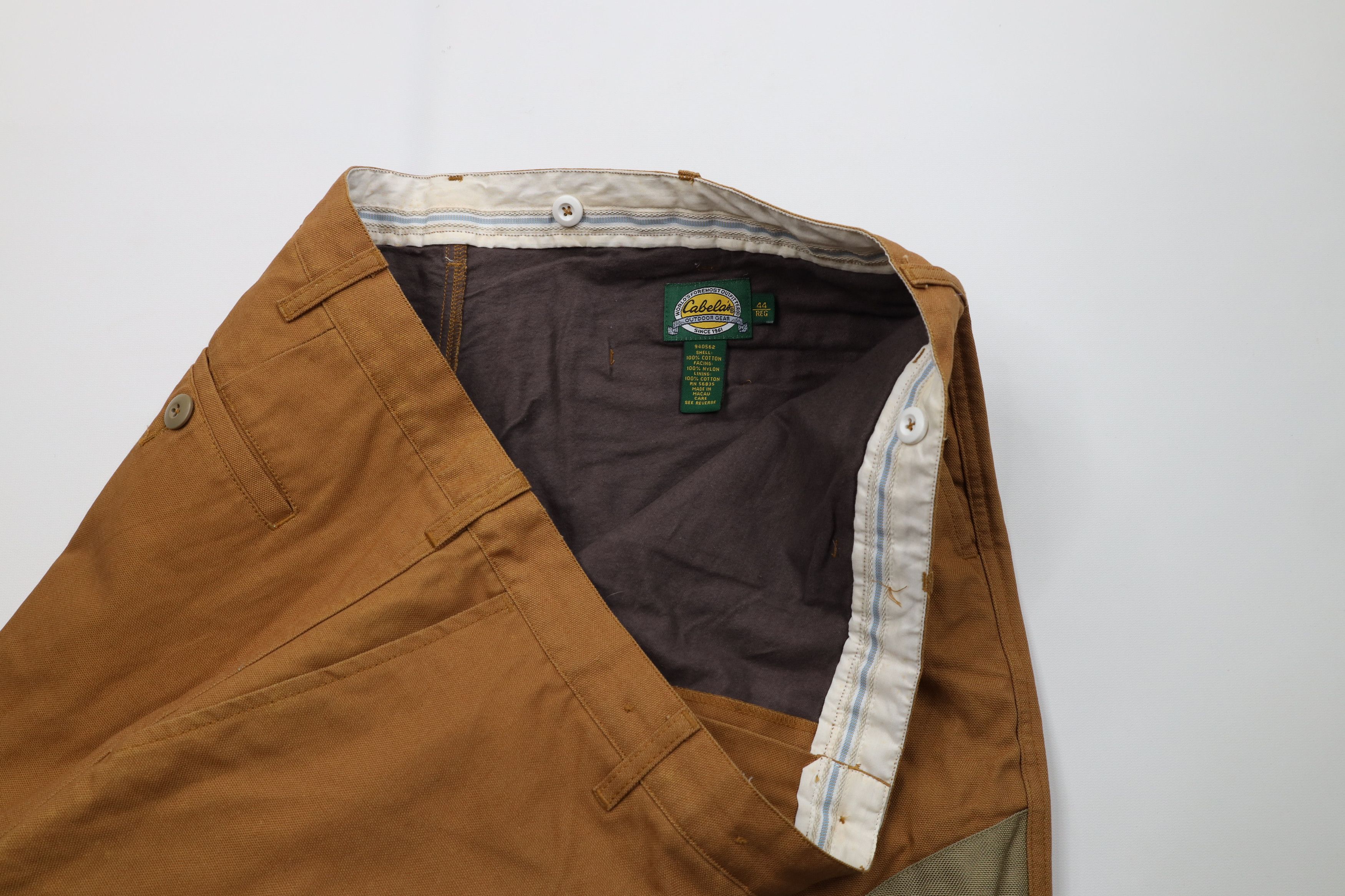 Cabelas Vintage 90s Cabelas Cloth Lined Hunting Field Brush Pants Size US 44 / EU 60 - 8 Thumbnail
