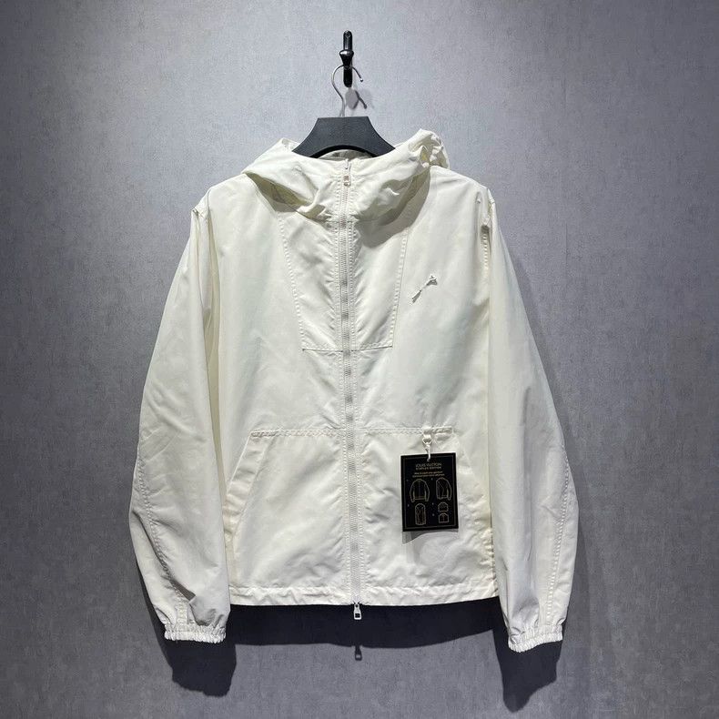 Louis Vuitton LOUIS VUITTON Reversible Jacket with White Logo jacket Size US XL / EU 56 / 4 - 1 Thumbnail