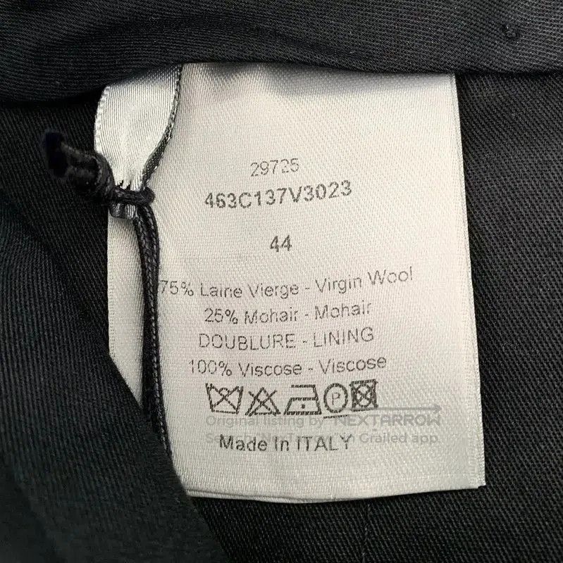 Dior Dior Women's Blue Wool Casual Pants . Size 33" - 6 Thumbnail