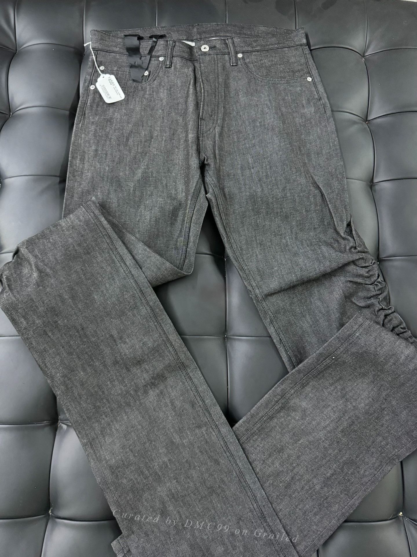 Vlone Vlone Extra Long Stacked Black Jeans Size US 40 / EU 56 - 1 Thumbnail