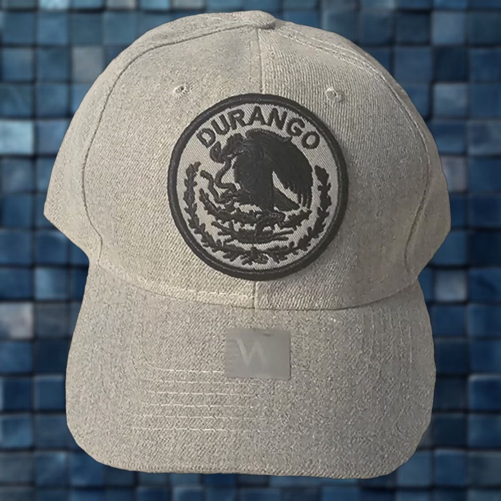 Durango VINTAGE Durango Mexico Baseball Cap Men Adjustable Gray 2023 Mexican State Eagle Size ONE SIZE - 1 Thumbnail