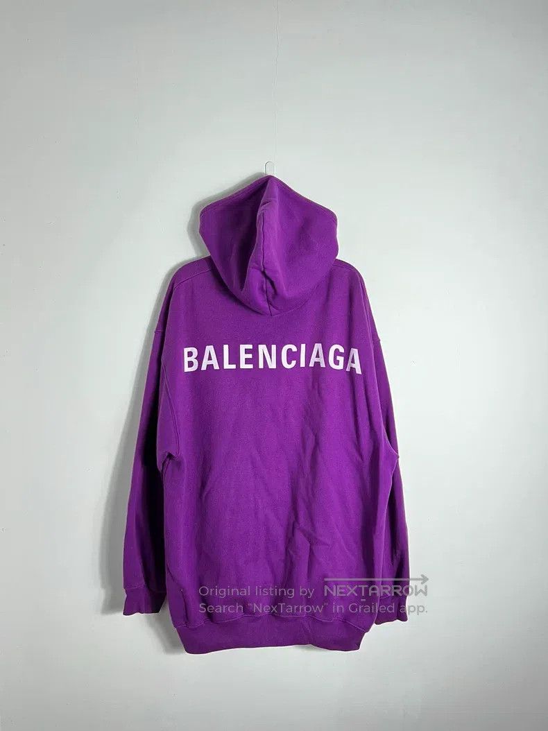 Balenciaga Balenciaga Back Logo Hoodie Size US M / EU 48-50 / 2 - 1 Thumbnail