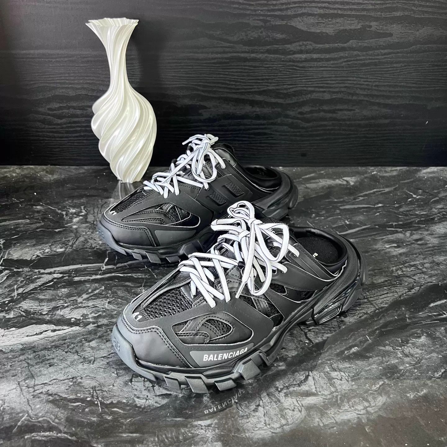 Balenciaga Balenciaga Space Shoes Matte Black Sz 41 | Grailed