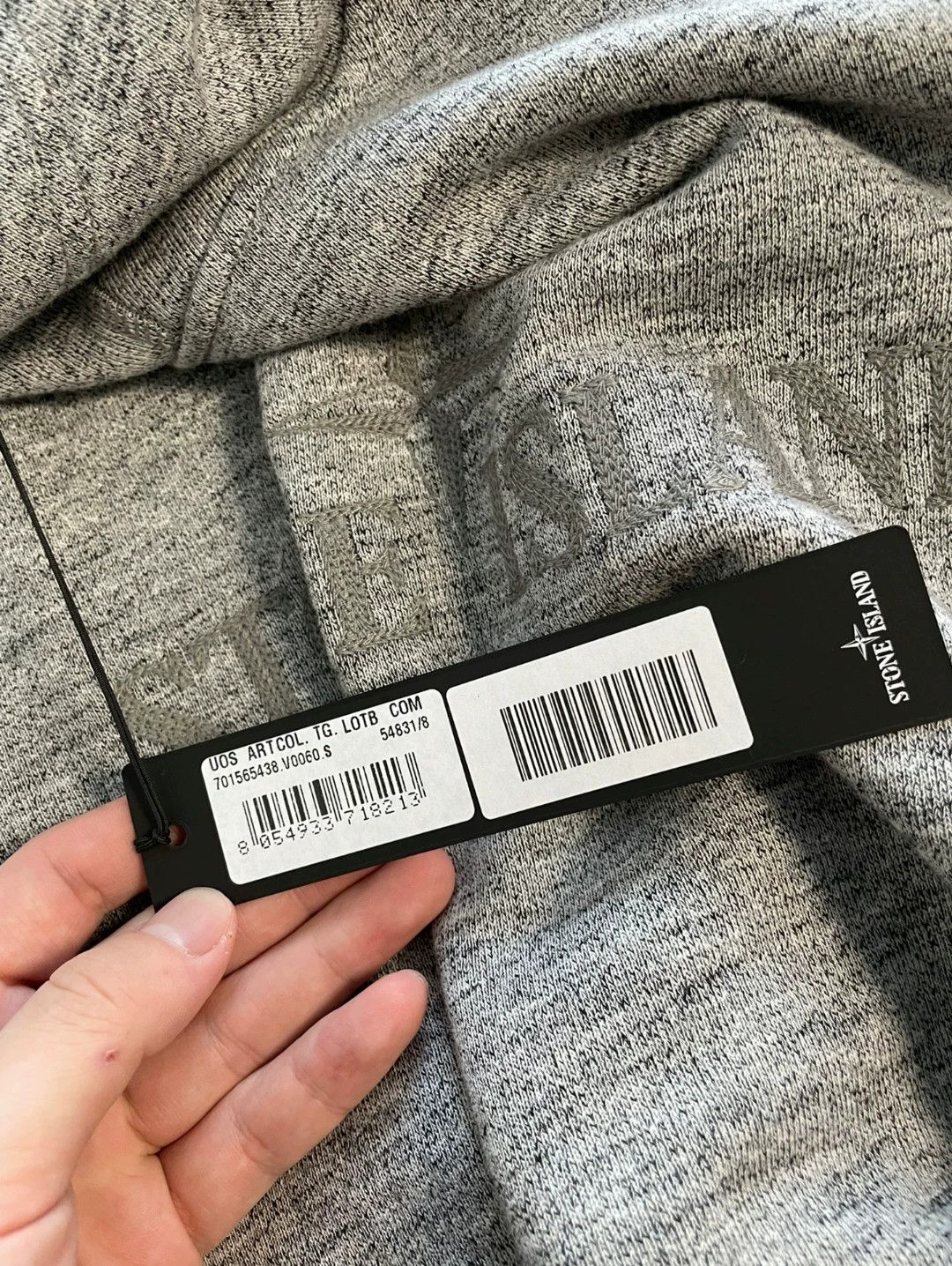 Stone Island STONE ISLAND 19SS Embroidered Logo Gray Hoodie S Size US S / EU 44-46 / 1 - 7 Thumbnail