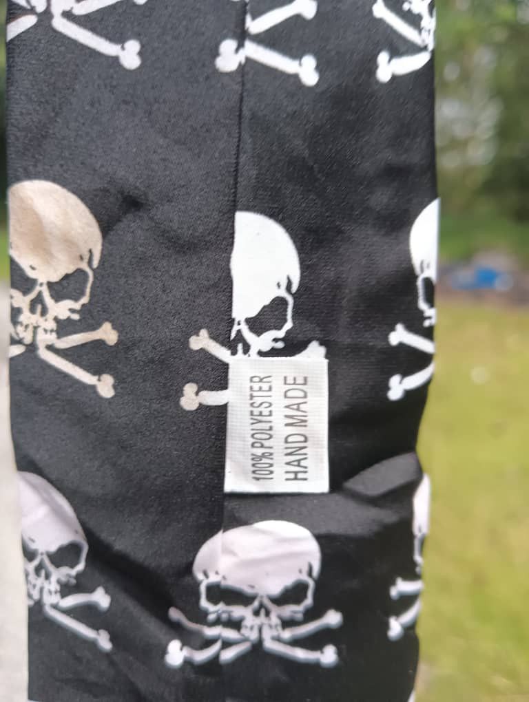 If Six Was Nine × Japanese Brand Mastermind parody handmade necktie Size ONE SIZE - 4 Thumbnail