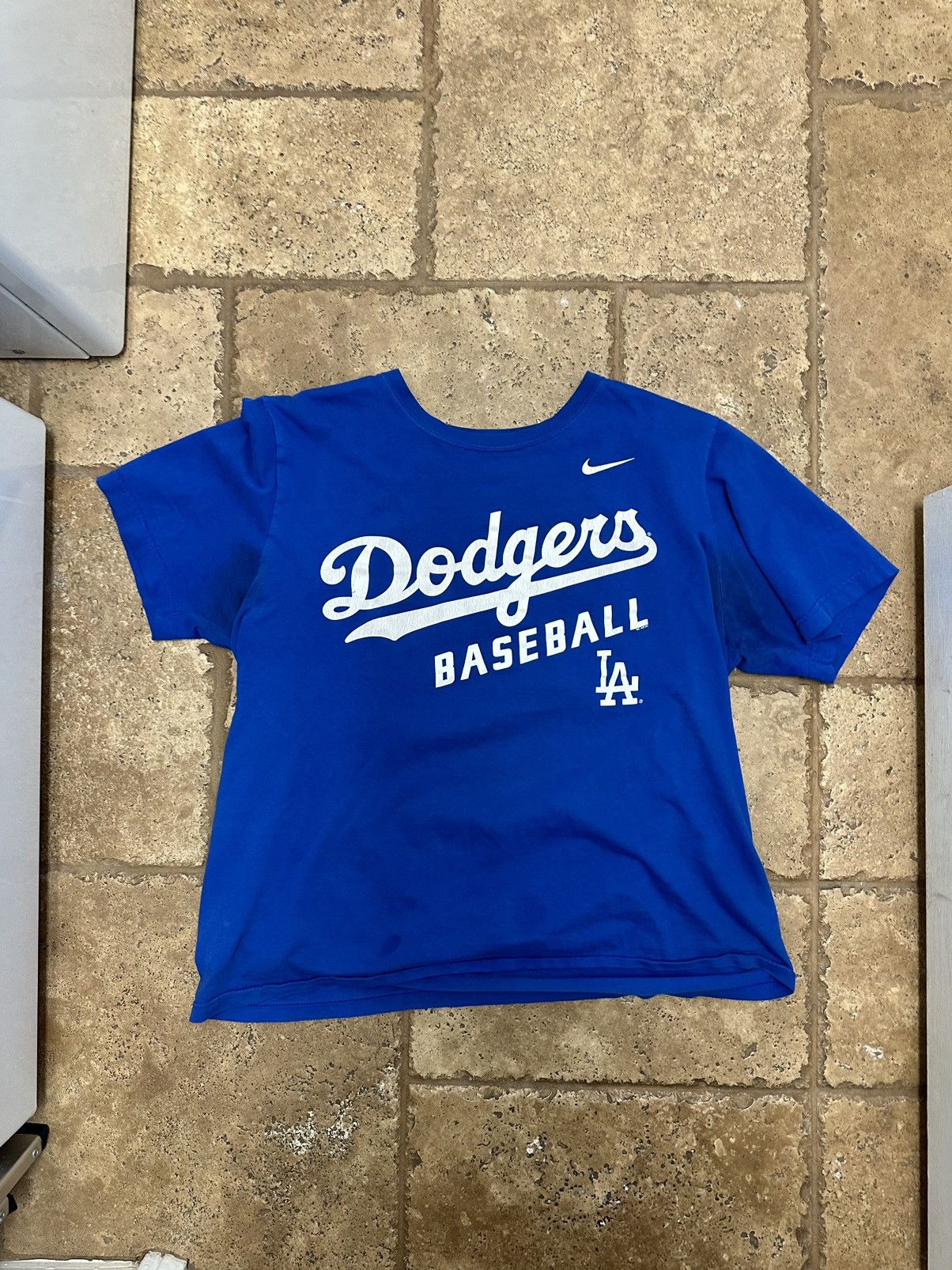 MLB × Nike MLB Nike Los Angeles Dodgers Baseball Dri Fit Shirt Size US L / EU 52-54 / 3 - 1 Thumbnail