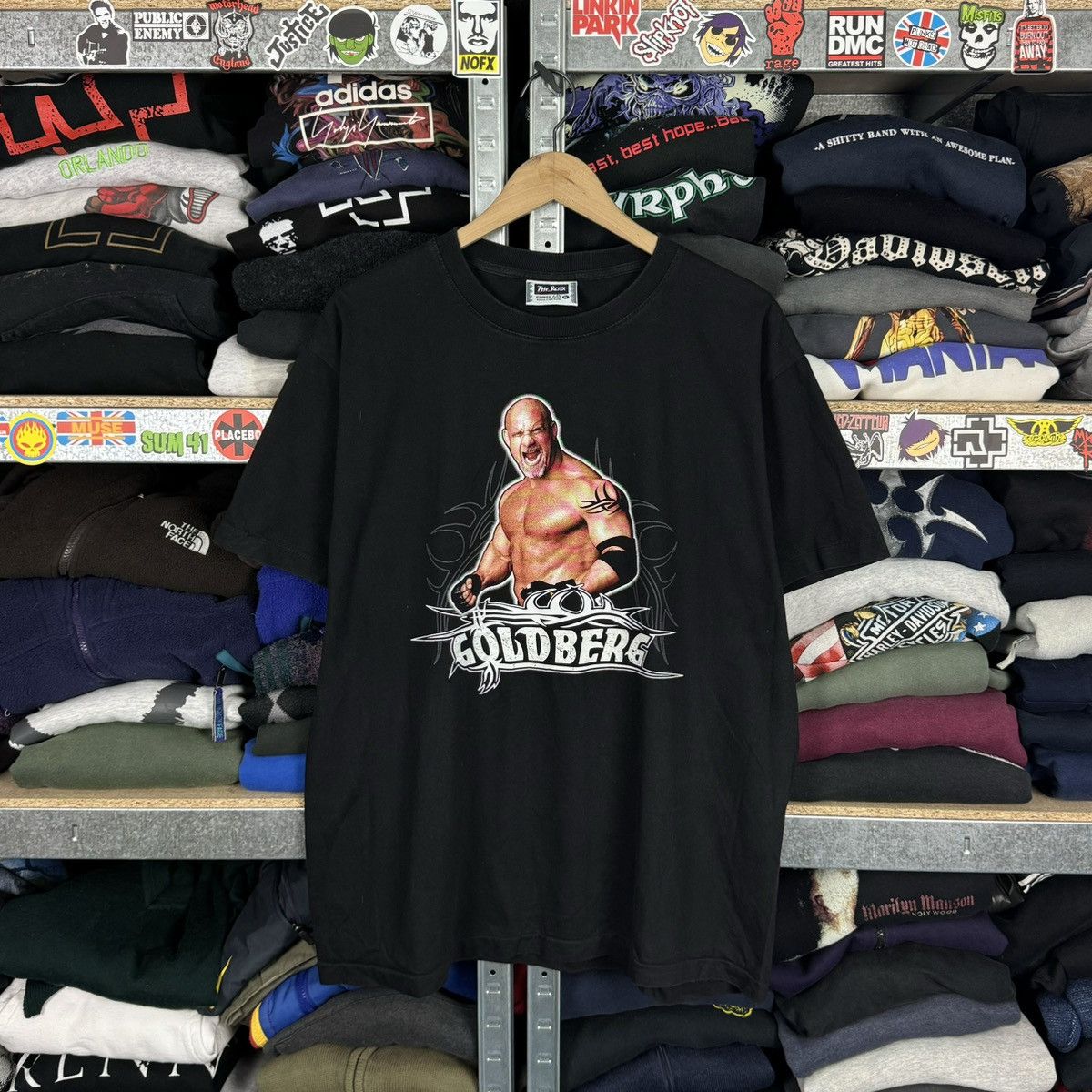 Vintage VINTAGE 90’s GOLDBERG TAKE A NUMBER WRESTLING TEE T SHIRT Size US XL / EU 56 / 4 - 1 Thumbnail