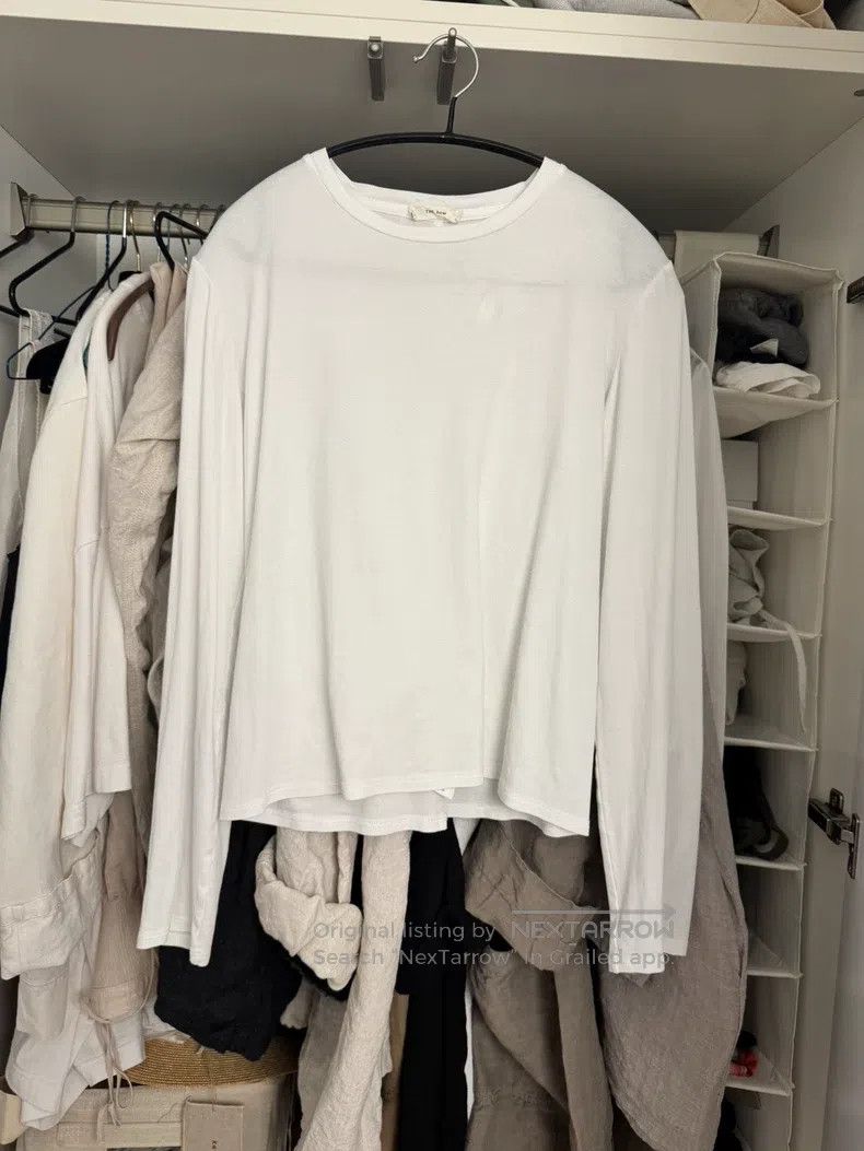 The Row The Row White Long Sleeve Size S / US 4 / IT 40 - 1 Thumbnail