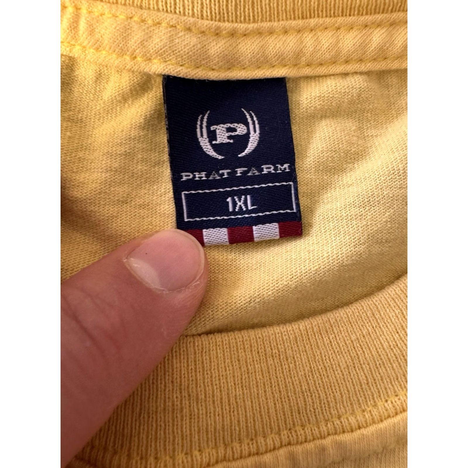 Phat Farm VINTAGE Phat Farm Graphic Print Yellow Shirt Mens XL VTG Y2K Streetwear Size US XL / EU 56 / 4 - 3 Thumbnail