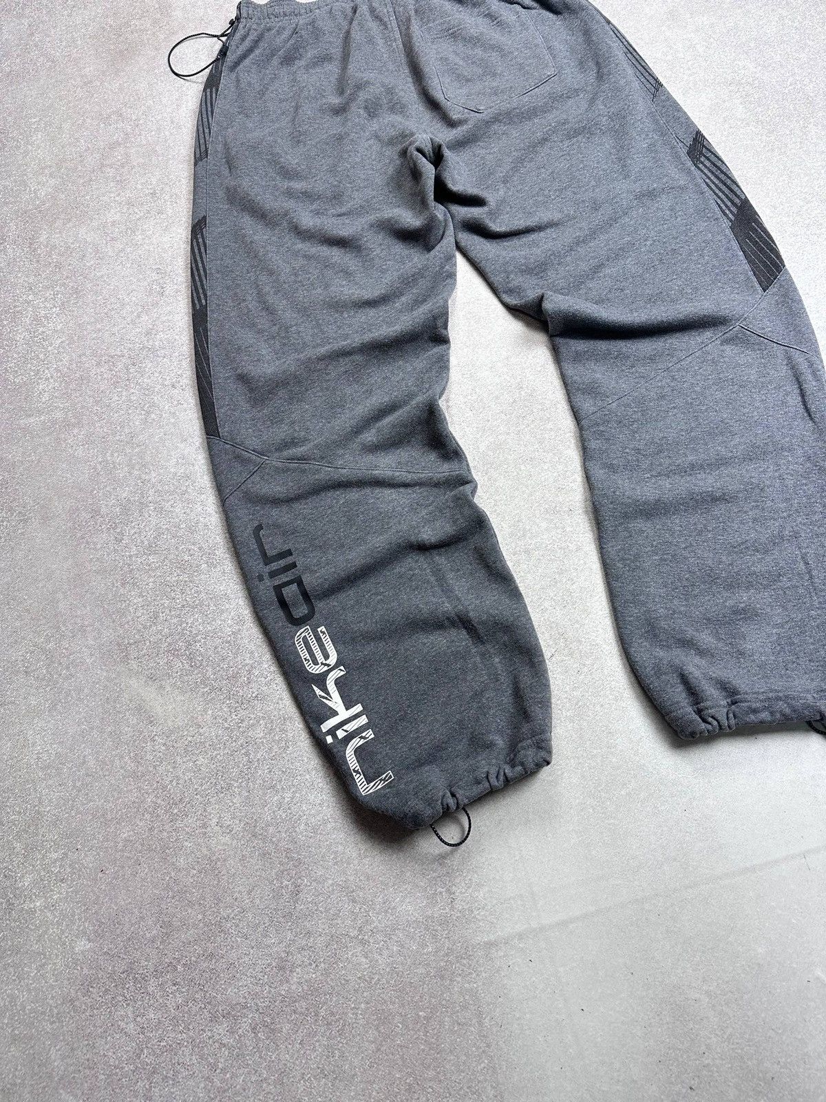 Nike Vintage Nike Swoosh Cotton Flared Y2K Track Pants M Size US 32 / EU 48 - 5 Thumbnail