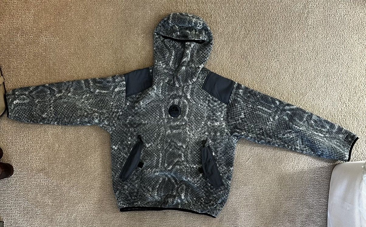 image of Supreme X Nike Acg Fleece Pullover 'mint Snakeskin', Men's (Size Small)