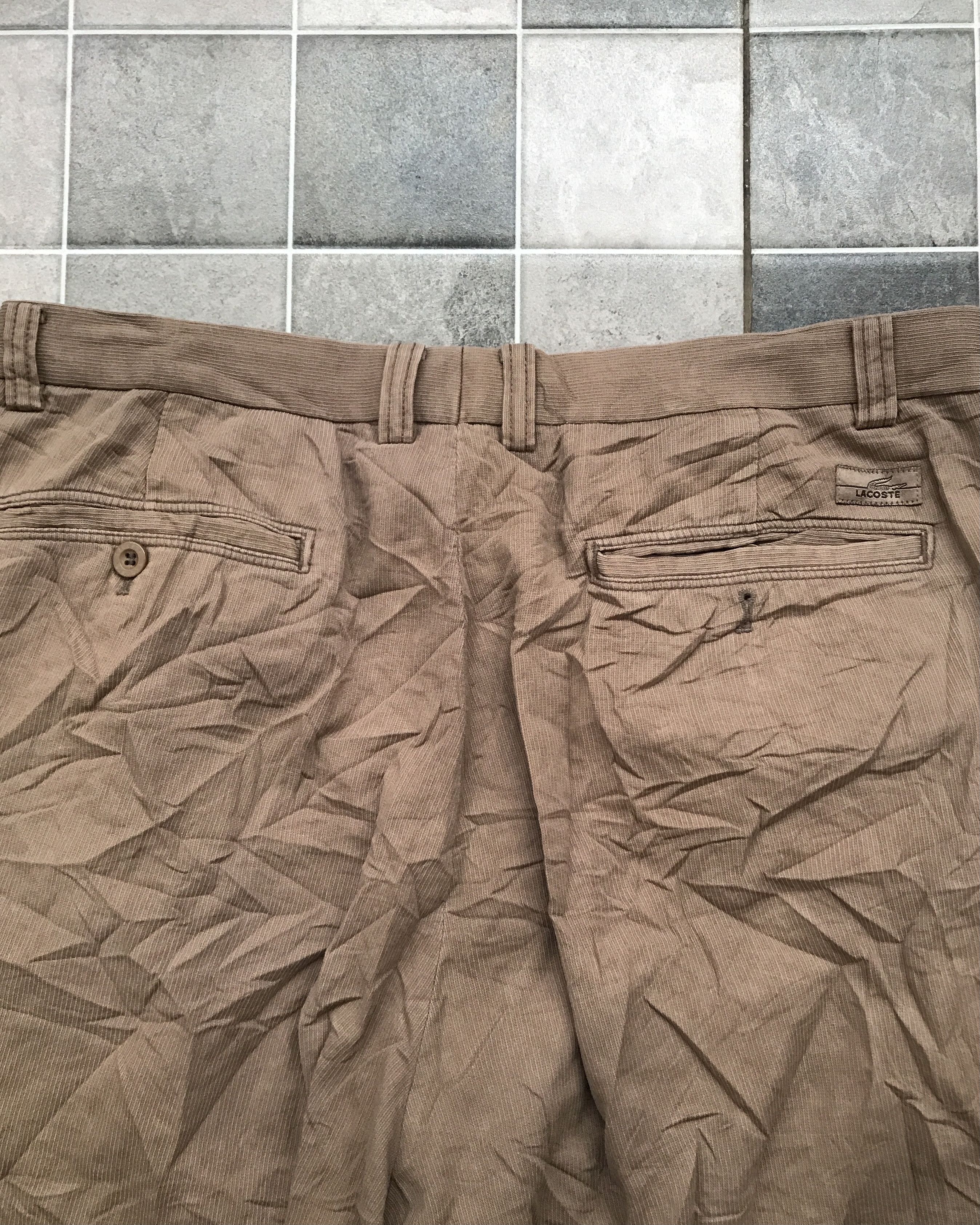 Lacoste Vintage Lacoste Chinos Longpants Semi Corduroy Size US 34 / EU 50 - 6 Thumbnail