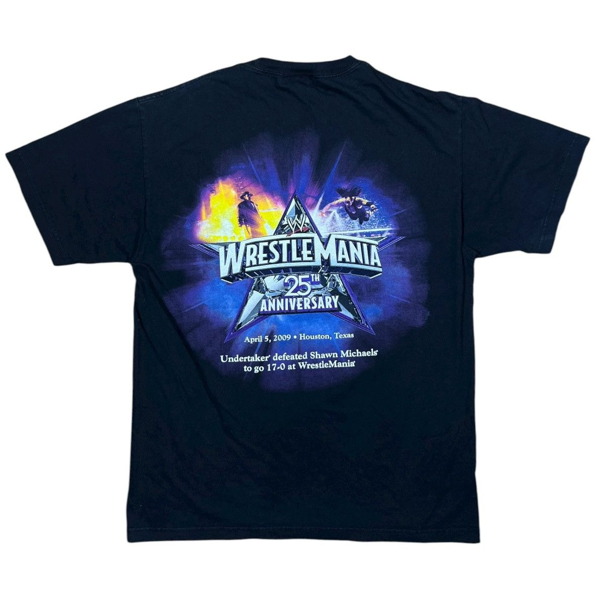 WWE WRESTLEMANIA 25 UNDERTAKER HBK STREAK Size US L / EU 52-54 / 3 - 2 Thumbnail