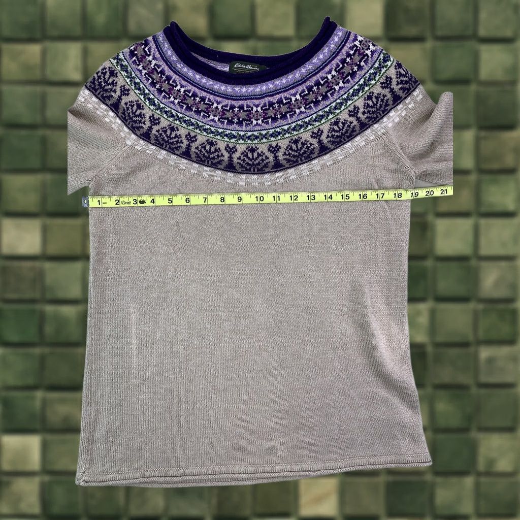 Eddie Bauer Eddie Bauer Cotton Angora Blend Women’s Knit Roll Collar Sweater Medium Size M / US 6-8 / IT 42-44 - 1 Thumbnail