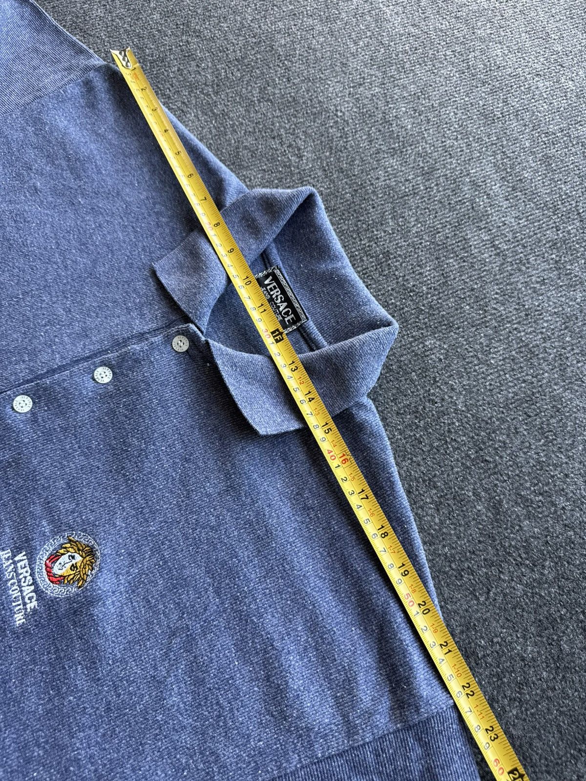 Versace Jeans Couture Retro Versace Jeans Couture Medusa Logo Polo Shirt Blue XL Size US L / EU 52-54 / 3 - 16 Thumbnail