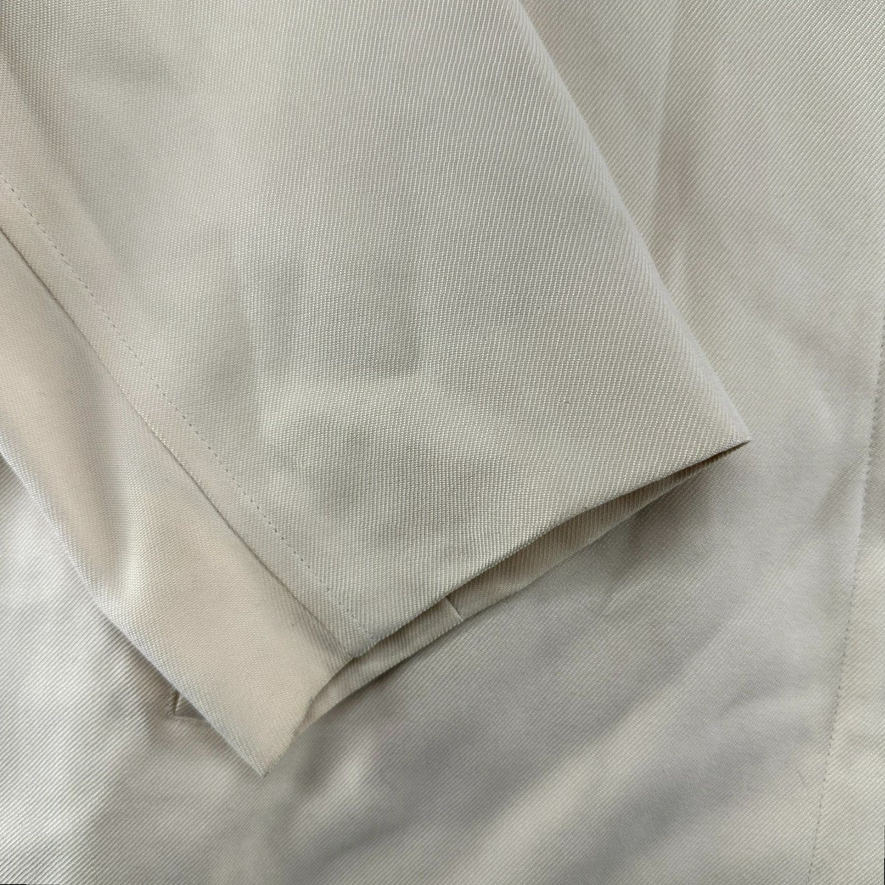Banana Republic VINTAGE Banana Republic Jacket Womens 8 Cream Coat Lined Rayon Snap Business 90s Size M / US 6-8 / IT 42-44 - 4 Thumbnail