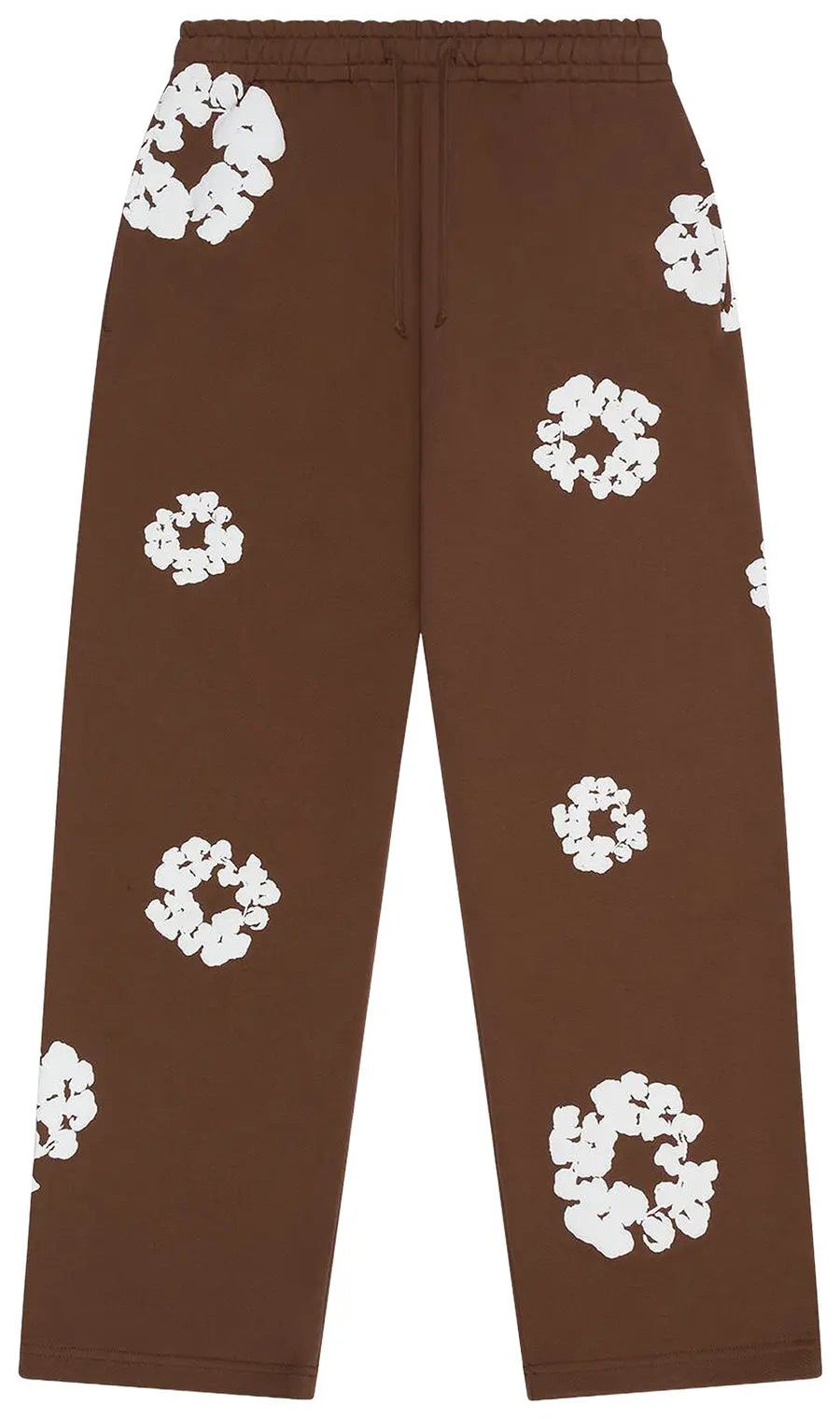 Cotton Wreath Baggy Sweatpants 'Brown'