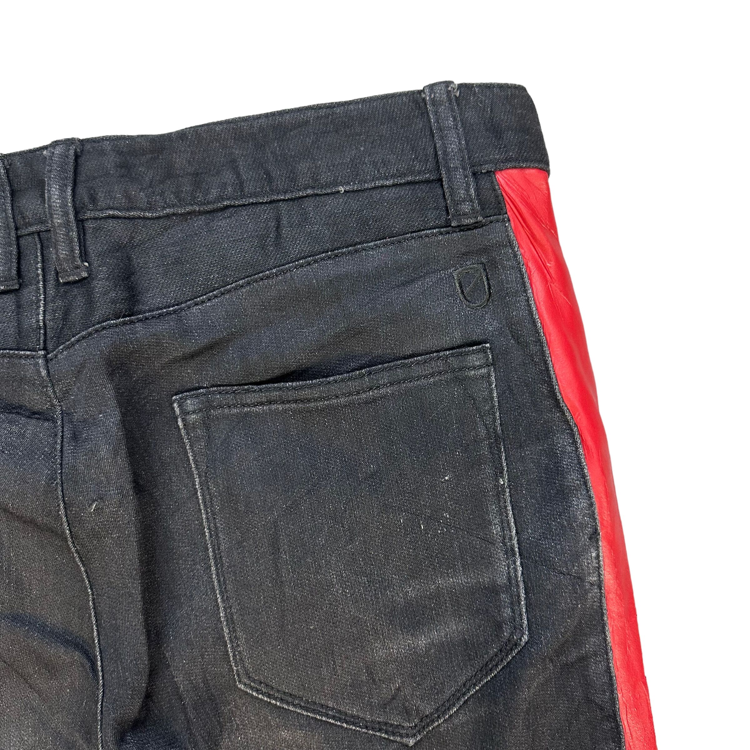 Japanese Brand BENNU JAPAN RED LINE SKINNY FIT PANT #7905-189 Size US 32 / EU 48 - 13 Thumbnail