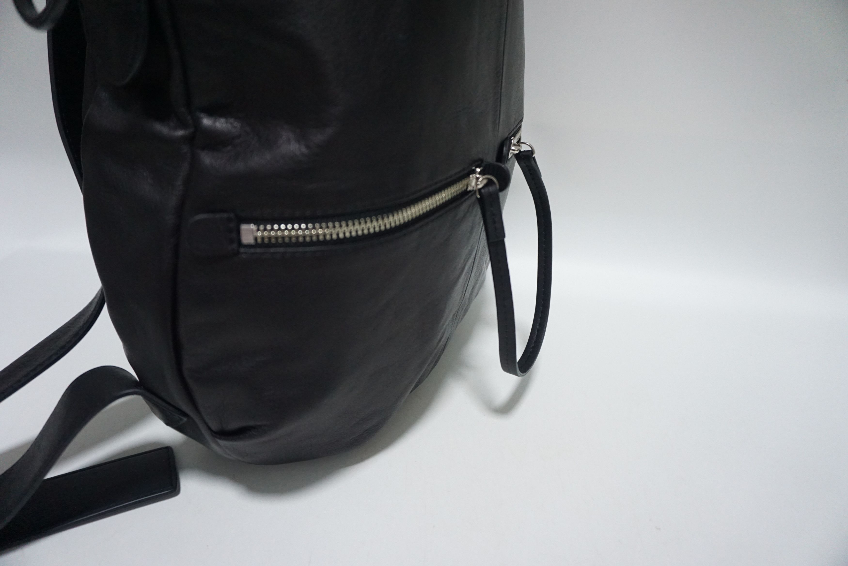 Japanese Brand KAWA KAWA JAPAN BY YOHJI YAMOMOTO FULL LEATHER BACKPACK Size ONE SIZE - 6 Thumbnail