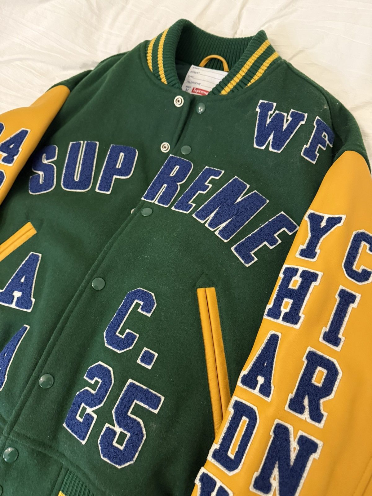 CREST ZIP UP HOODED SWEATSHIRT L SS25