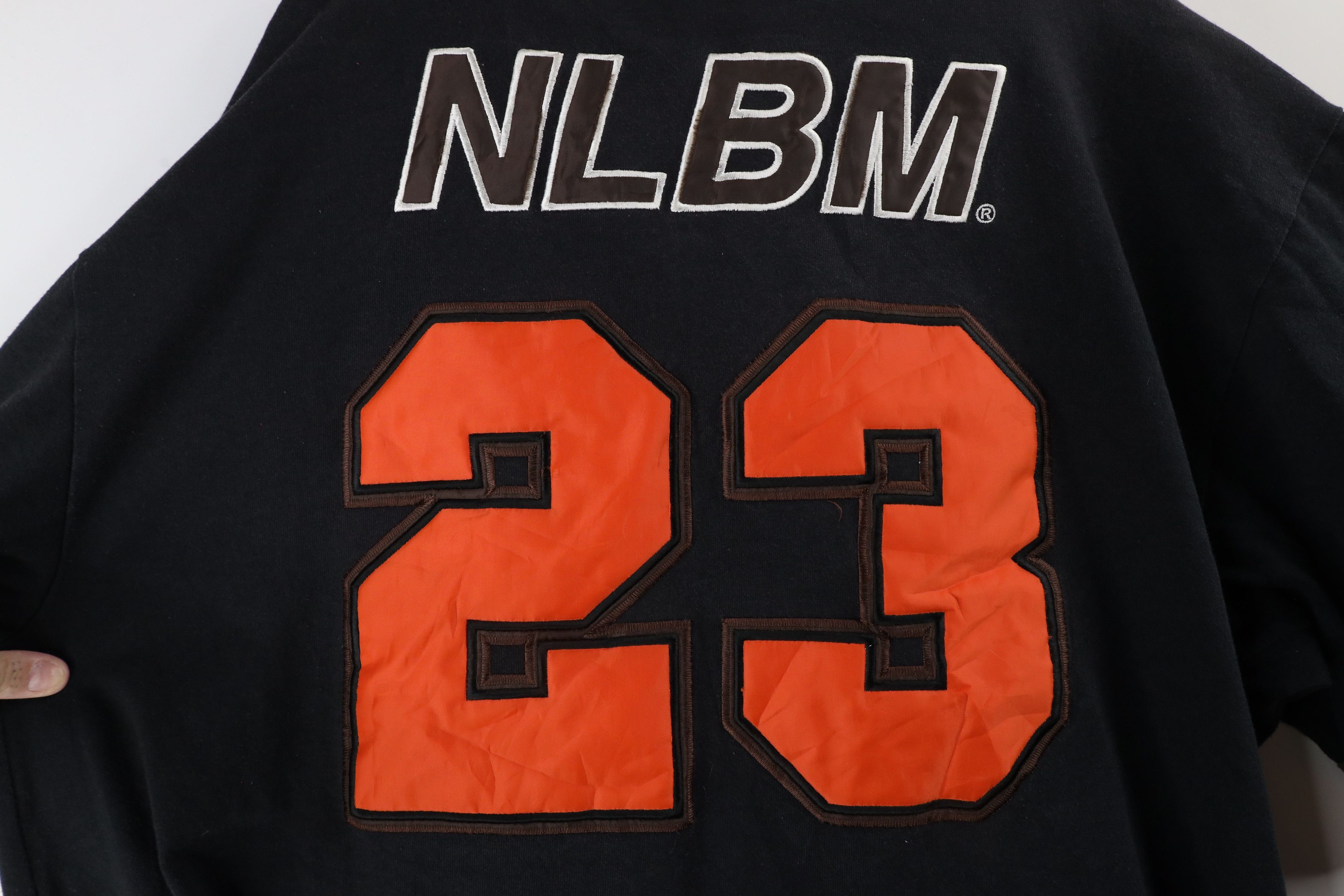 Vintage Vintage 90s League Baltimore Black Sox Baseball Jersey Black Size US XL / EU 56 / 4 - 12 Thumbnail