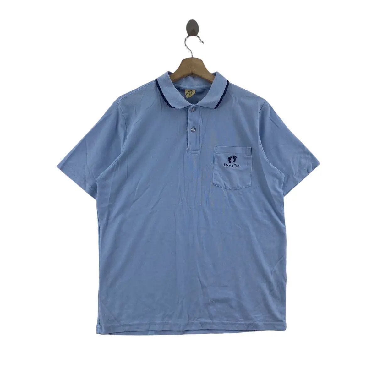 Hang Ten Vintage HANG TEN HAWAII Surf Pocket Polo Tee Shirt Top Size L / US 10 / IT 46 - 1 Thumbnail