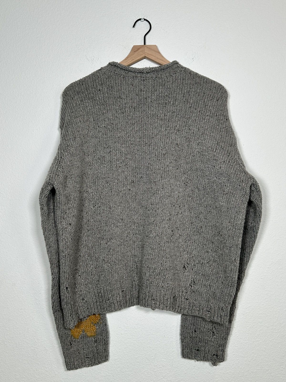 Acne Studios Floral Mohair Distressed Sweater Size US M / EU 48-50 / 2 - 3 Thumbnail