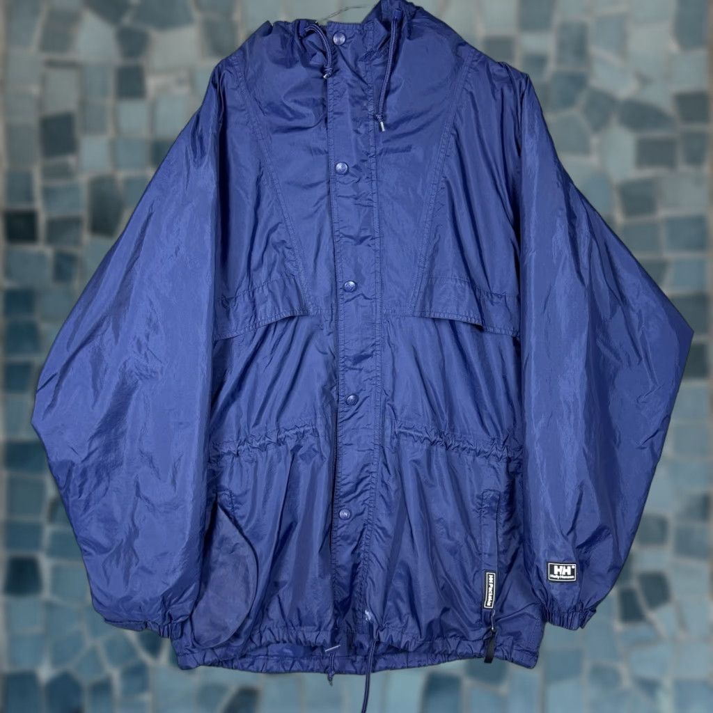 Helly Hansen Helly Hansen Windbreaker Mens Medium Rain Jacket Tech Hooded Packable Full Zip Jacket Hoodie? Size US M / EU 48-50 / 2 - 1 Thumbnail