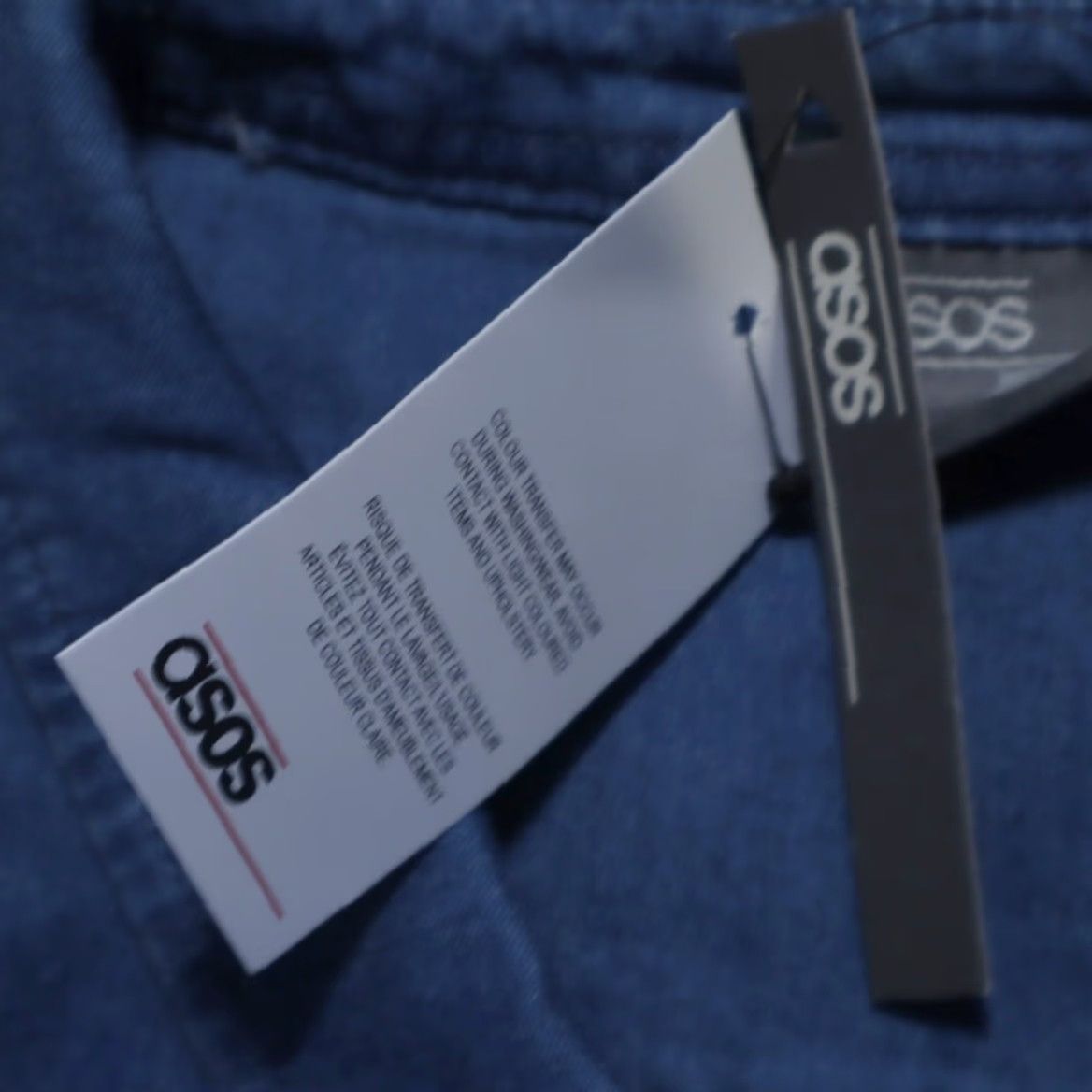 Asos Asos Shirt Blue Men's 2XL Denim Stretch Solid Button Down Shirt Adults Mens 2XL Blue Denim Shirt 2XL Slim Fit Button Down Shirt Size US XXL / EU 58 / 5 - 6 Thumbnail
