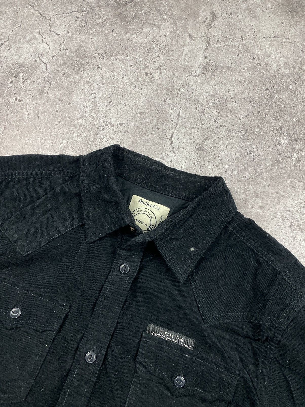 Diesel × Junya Watanabe VINTAGE DIESEL JUNYA WATANABE AVANT GARDE BLACK WESTERN SHIR Size US S / EU 44-46 / 1 - 3 Thumbnail