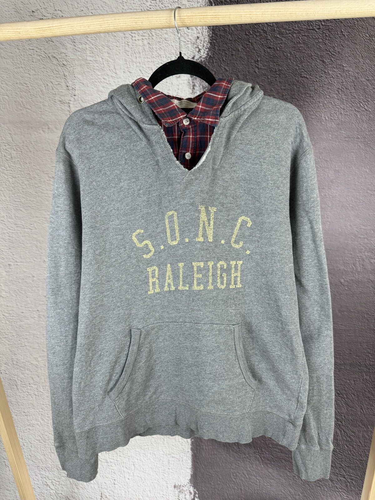 Other Back Number grey Japanese style hoodie with shirt Size US XL / EU 56 / 4 - 2 Thumbnail