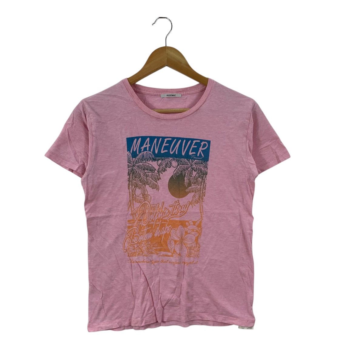 Other FREDYMAC JAPAN DALUC Hawaii Pink Coconut Tee Shirt Top Beach Size S / US 4 / IT 40 - 4 Thumbnail
