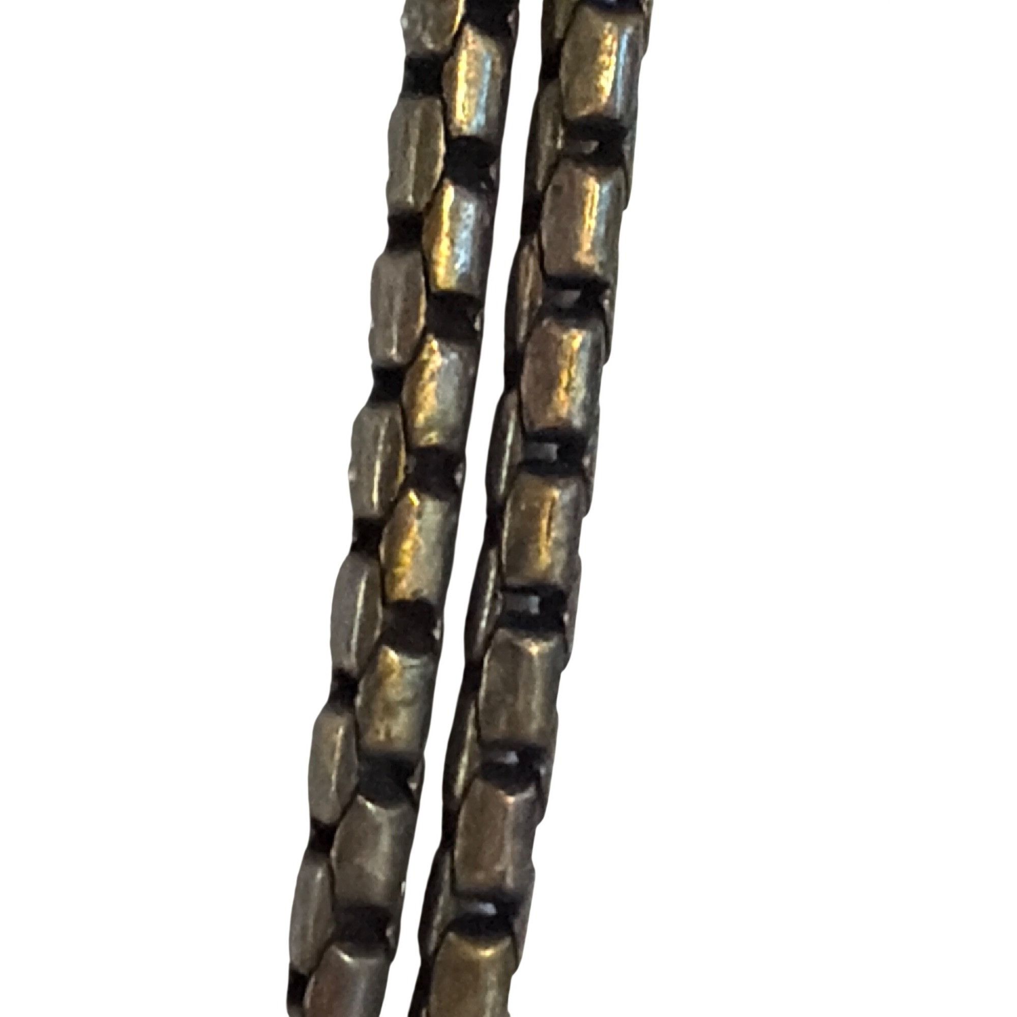 J.Crew Vtg J Crew Bronze Tone Necklace Brilliant Clear Rhinestones Size ONE SIZE - 3 Thumbnail