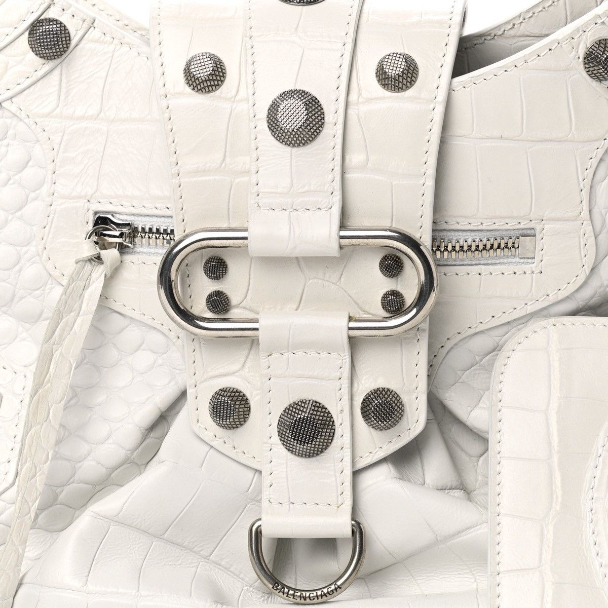 Balenciaga Balenciaga Croc Le Cagole White Shoulder Bag Fall 2021 Size ONE SIZE - 3 Thumbnail