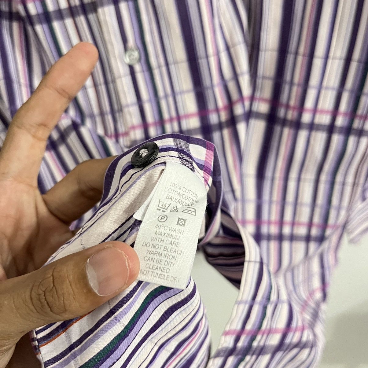 Paul Smith Paul Smith Patterned Button Up Shirt Size US L / EU 52-54 / 3 - 7 Thumbnail
